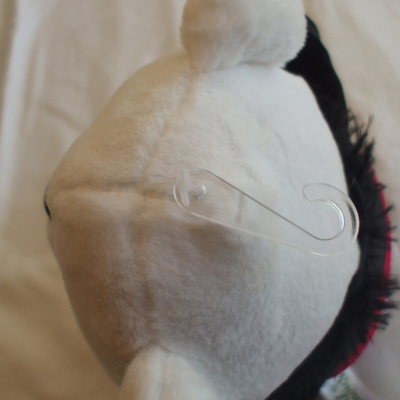 Snowflake White Teddy Bear Dressed - Picture 4 of 8